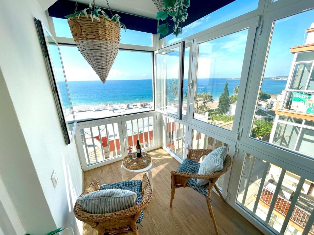 Gatu Casa Muse Junto A La Playa, Vista Al Mar, Aire Acc, Terraza, Wifi Y Chimenea " Preferente Mayores De 25 Anos Y Familias " El Puerto de Santa Maria Exterior foto