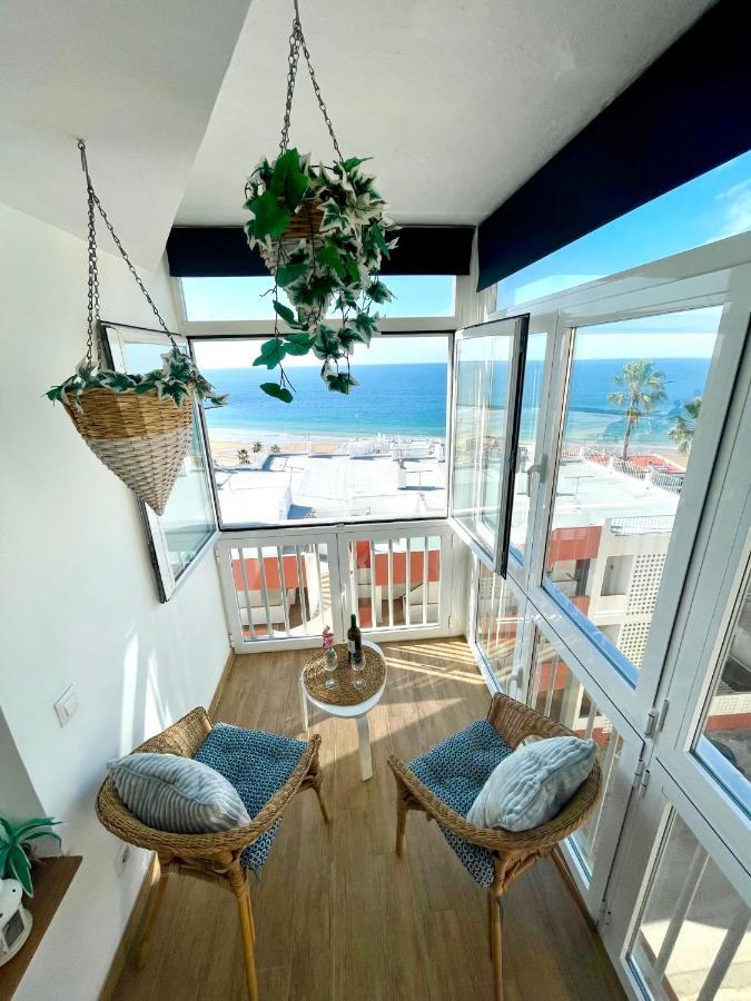 Gatu Casa Muse Junto A La Playa, Vista Al Mar, Aire Acc, Terraza, Wifi Y Chimenea " Preferente Mayores De 25 Anos Y Familias " El Puerto de Santa Maria Exterior foto